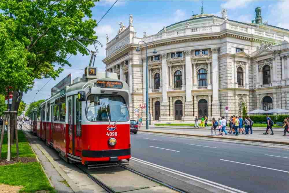 Burgtheater in Vienna in Austria Burgtheater in Vienna in Austria