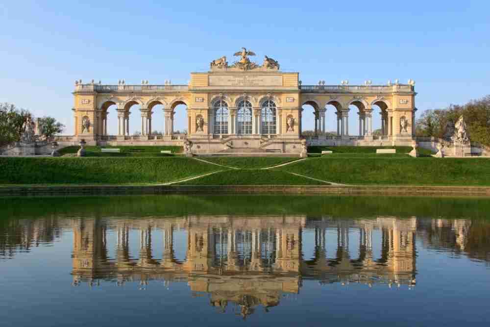 Gloriette in Vienna in Austria Gloriette in Vienna in Austria