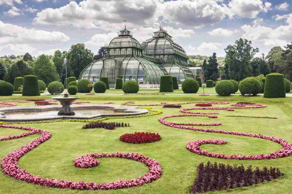 Botanical Garden in Vienna in Austria