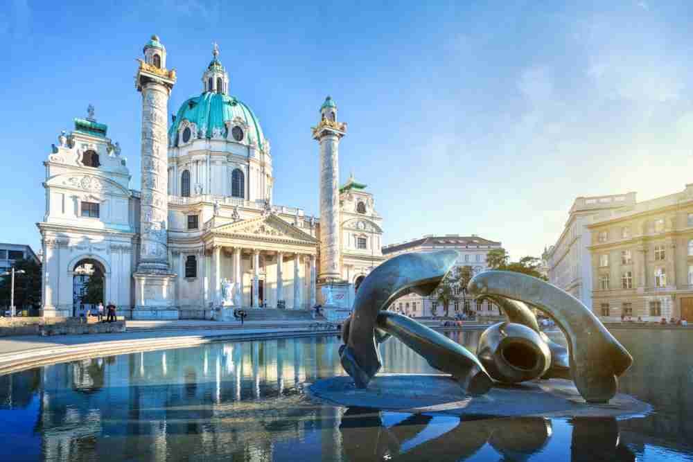 Karlskirche in Vienna in Austria