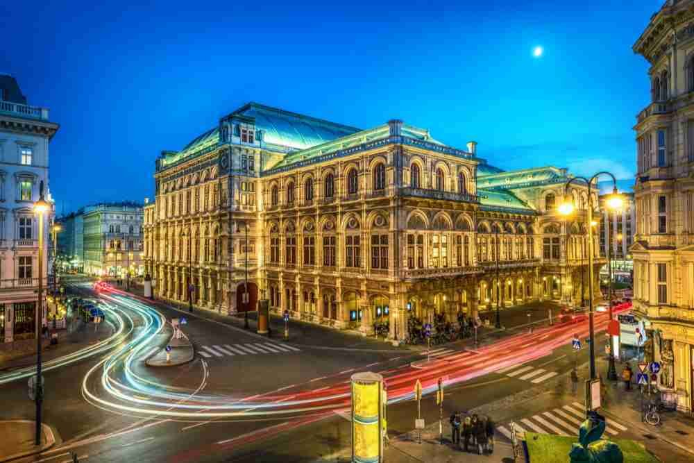 Vienna State Opera in Vienna in Austria