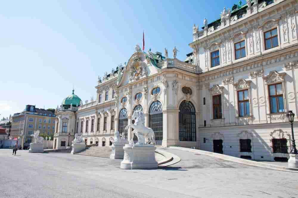 Austellungen im Schloss Belvedere in Vienna in Austria