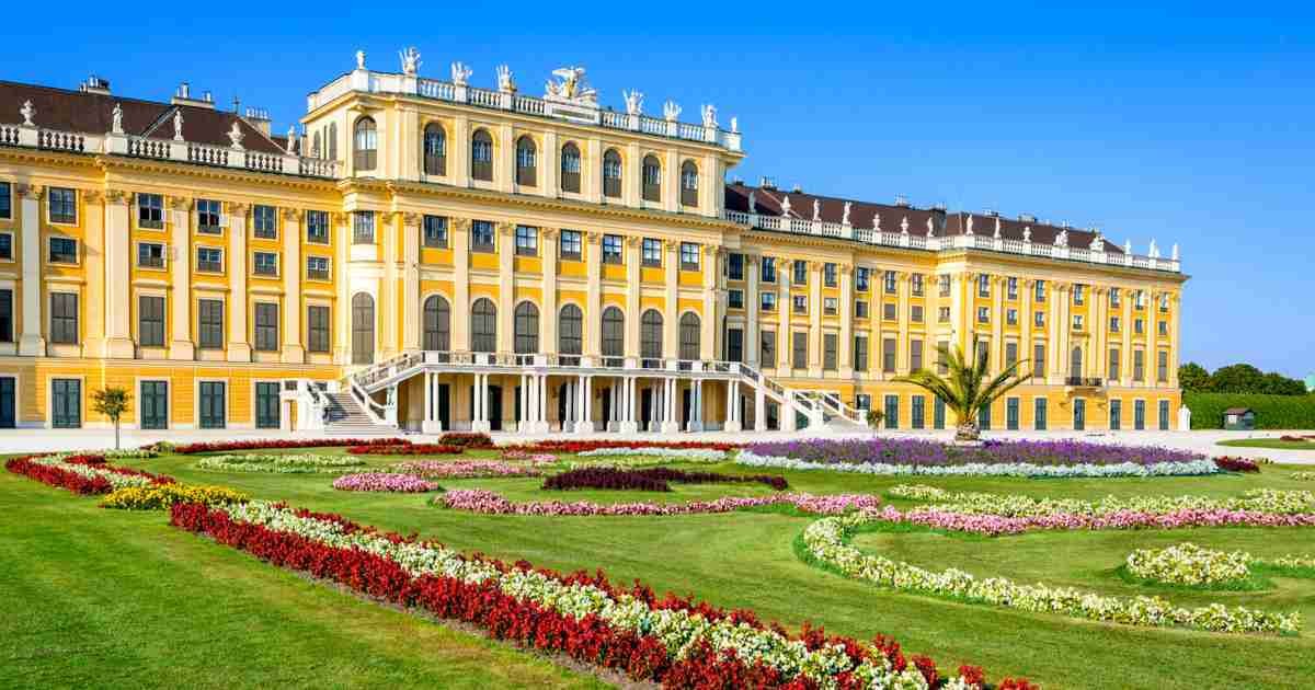 Schloss Schönbrunn in Wien in Austria