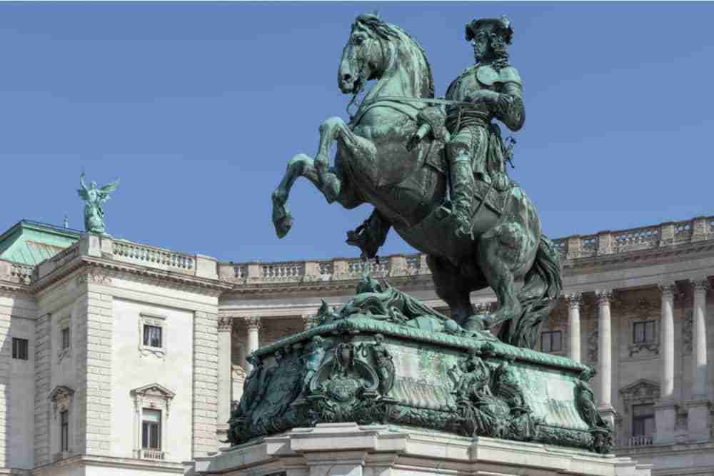 Prince Eugene in Vienna in Austria